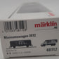 Marklin 48112 HO Mink-Bursten Flatcar with Container and Delivery Truck LN/Box
