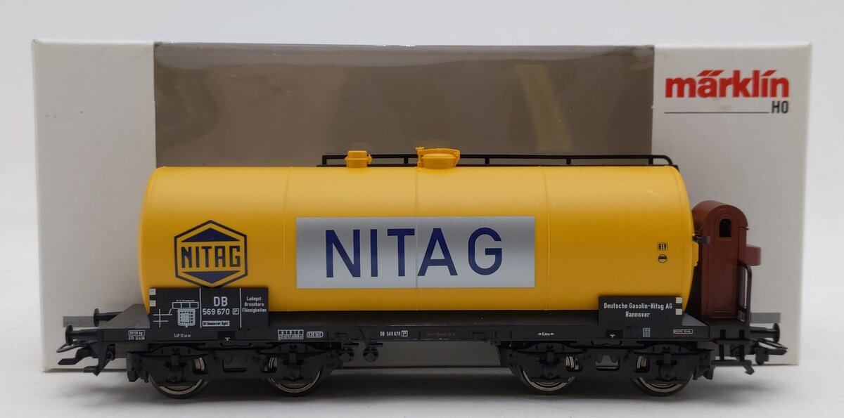 Marklin 48576 HO Scale NITAG Tank Car EX/Box
