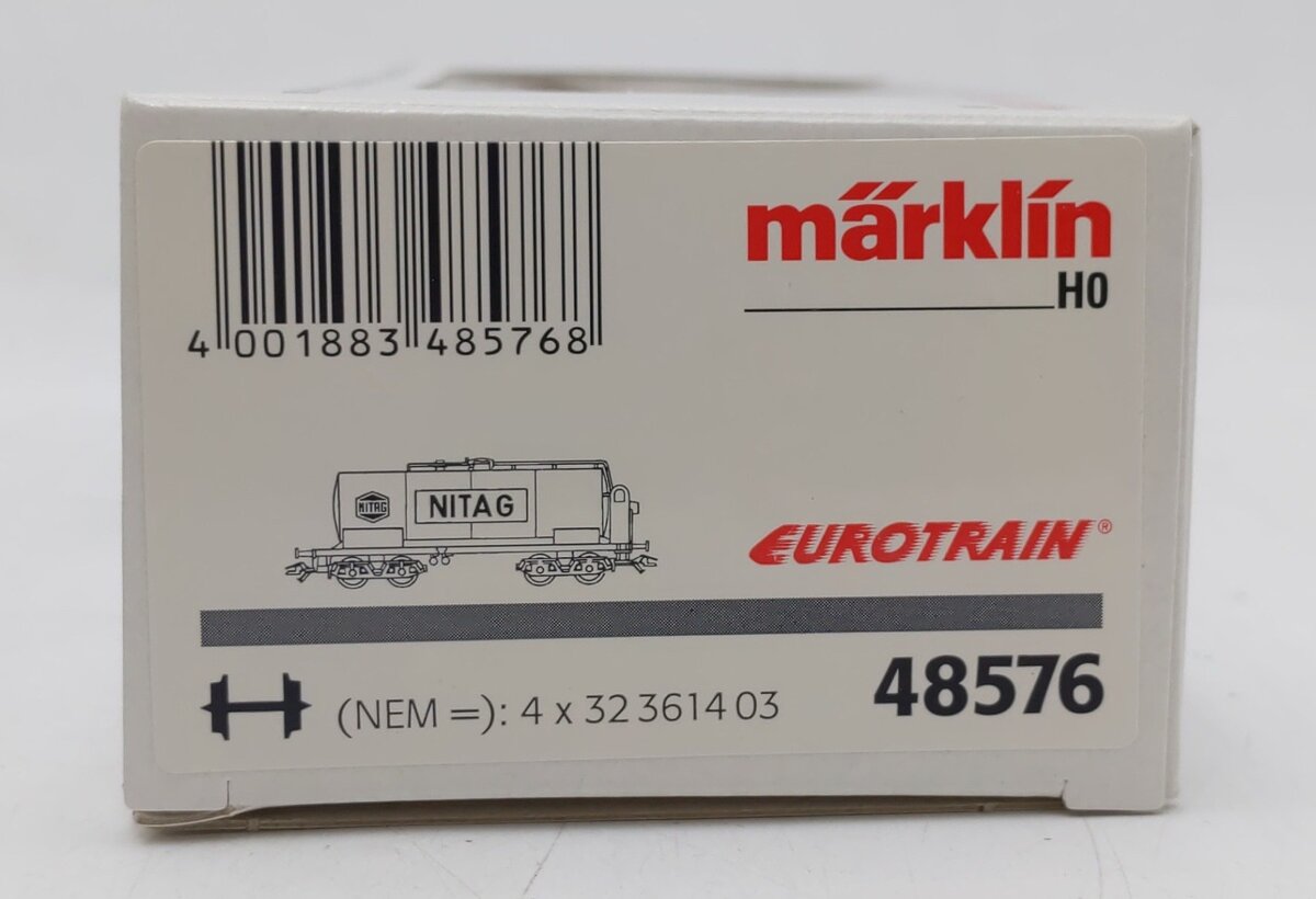 Marklin 48576 HO Scale NITAG Tank Car EX/Box