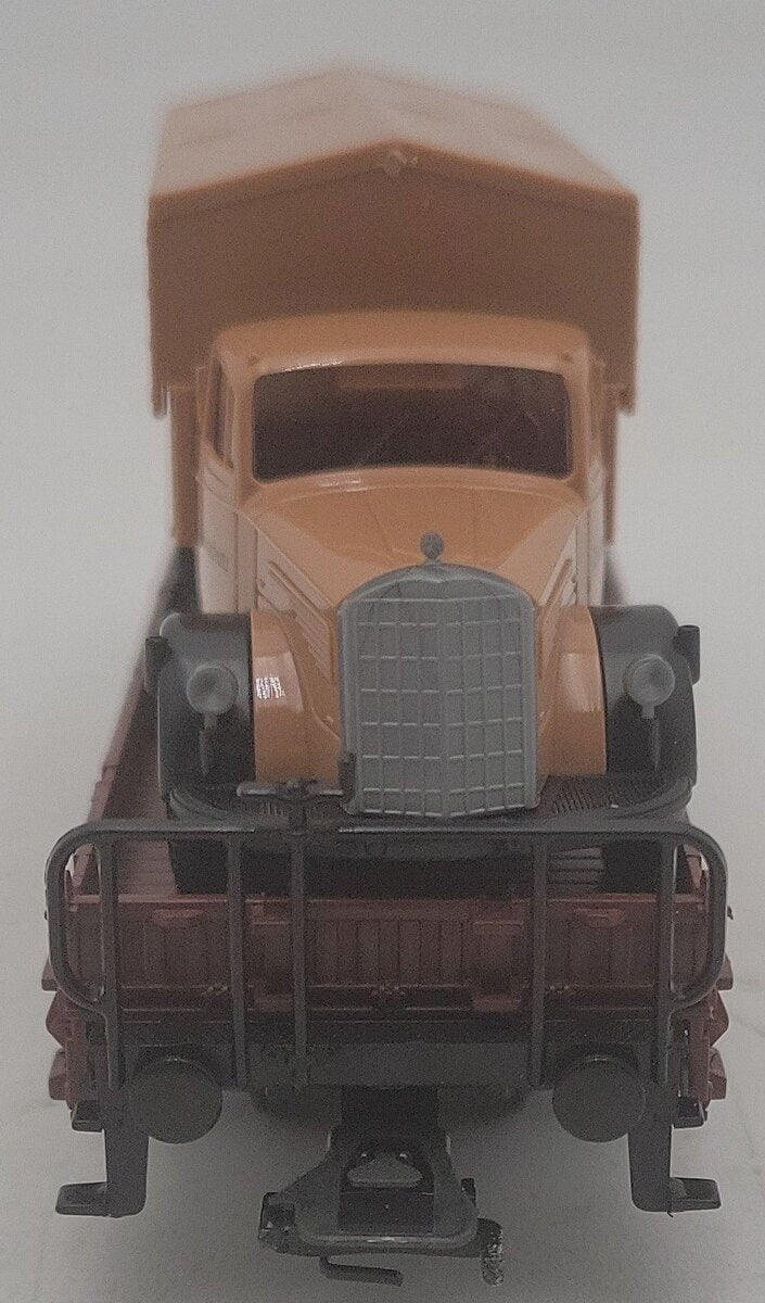 Marklin 46943 HO Scale DB Flatcar w/ Mercedes L6600 Truck #447121 LN/Box