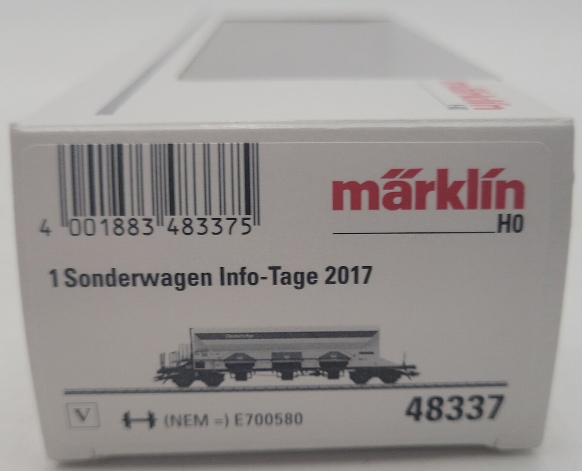 Marklin 48337 HO Scale Hopper Car LN/Box