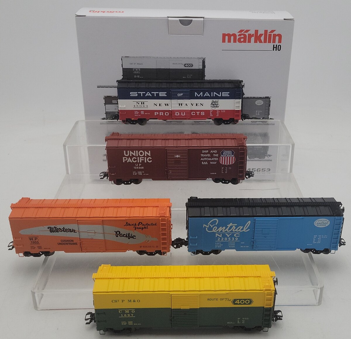 Marklin 45653 HO Scale Boxcars (Set of 5) LN/Box
