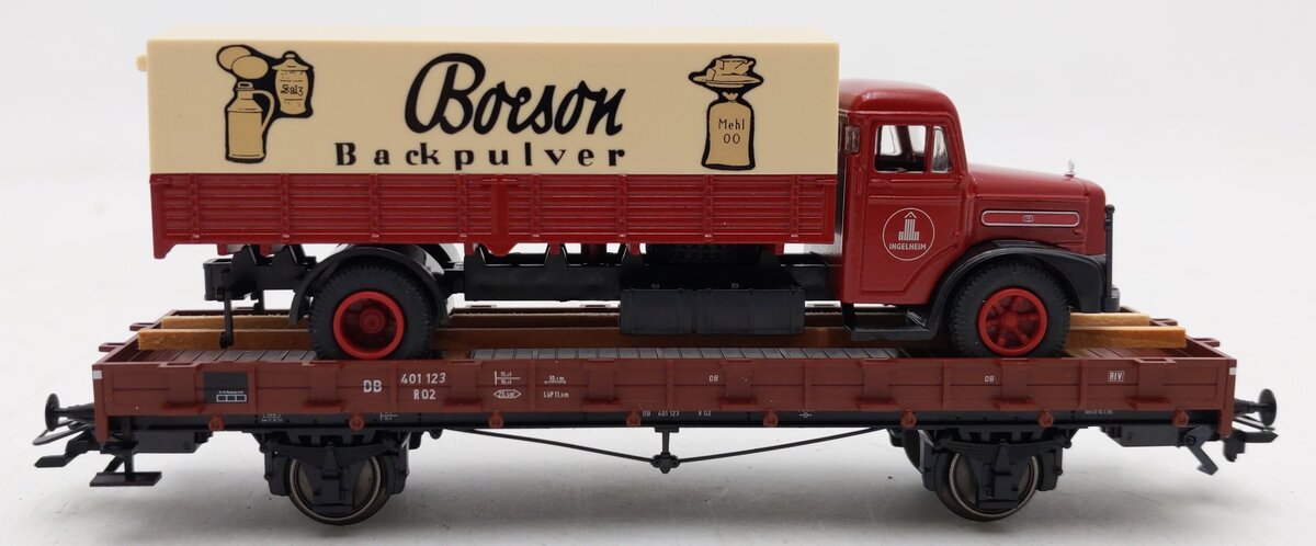 Marklin 46361 HO Scale DB Flatbed with Truck LN/Box