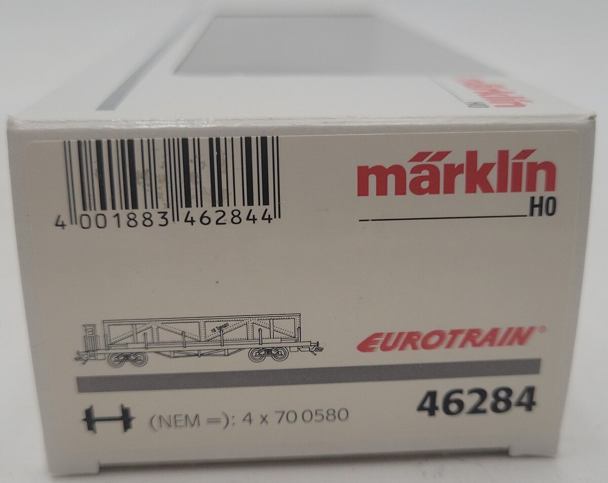 Marklin 46284 HO Scale DB Flatcar w/ Load LN/Box