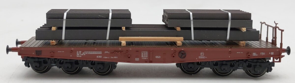 Marklin 48673 HO Scale Flatcar w/Load EX/Box