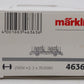 Marklin 46363 HO Scale DB German Federal Flat Car w/Stakes & Tractors EX/Box