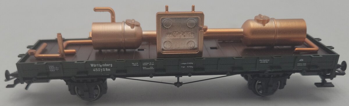Marklin 46364 HO Scale Type RM KWStE Stake Car EX/Box