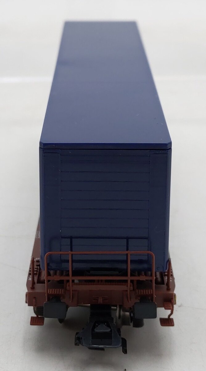 Marklin 47443 HO KN Depressed Well Flat Car w/ Truck Trailer EX/Box