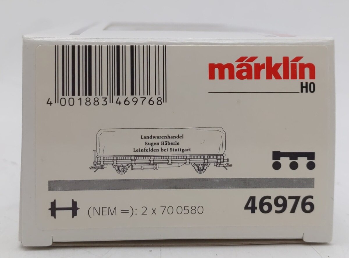 Marklin 46976 HO Scale DB Gondola w/Load #457312 EX/Box