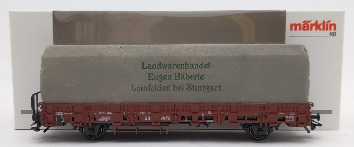 Marklin 46976 HO Scale DB Gondola w/Load #457312 EX/Box