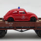 Marklin 46063 HO Scale Flat Car Wagon w/ VW Beetle Bug DB Car Load EX/Box