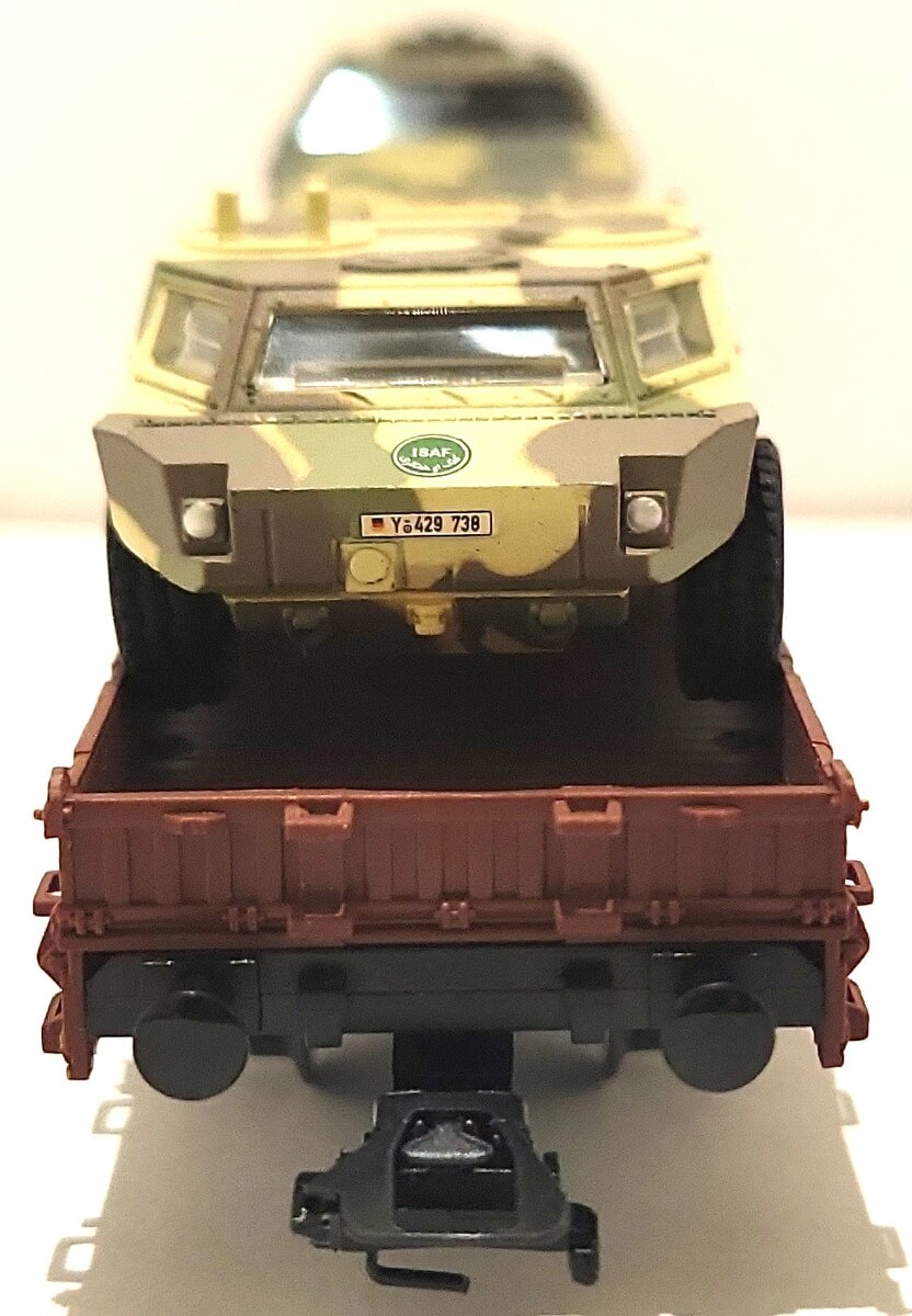 Marklin 46920 HO Scale DB German Army Flat Car With Fennek & Dingo Art LN/Box