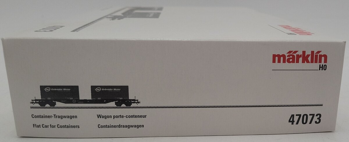 Marklin 47073 OBB Flatcar with Two Tank Containers LN/Box