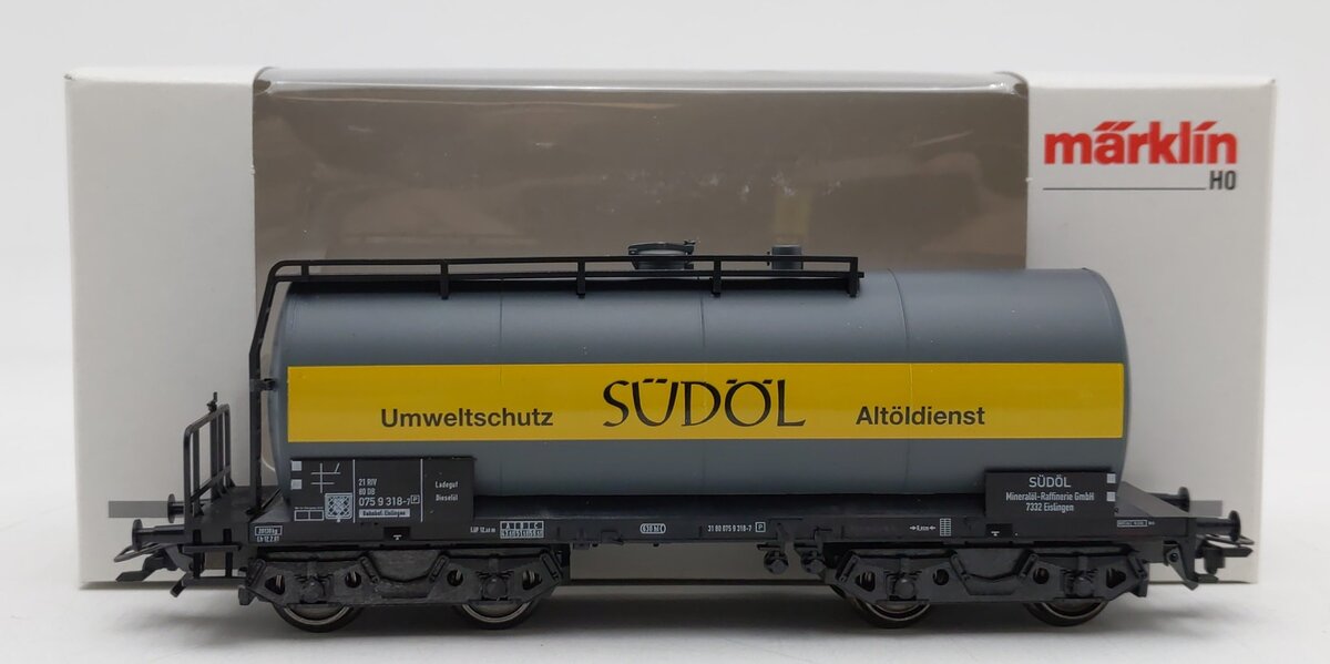 Marklin 46525 HO Scale 'Sudol' Environmental Protection Waste Service Tank Car EX/Box