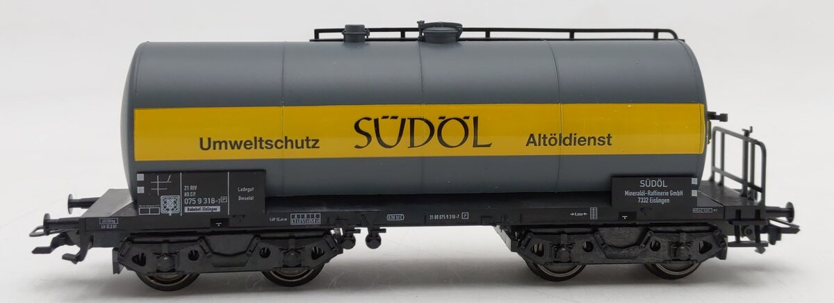 Marklin 46525 HO Scale 'Sudol' Environmental Protection Waste Service Tank Car EX/Box