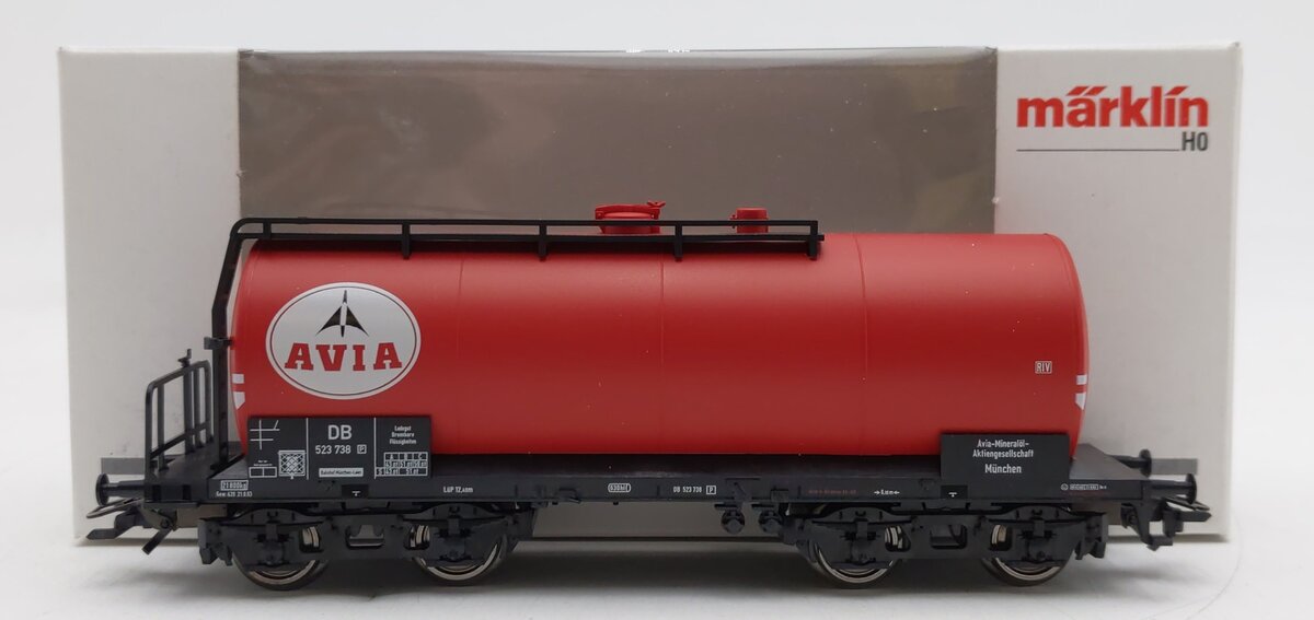 Marklin 46531 HO Scale DB Avia Tank Car #527738 EX/Box