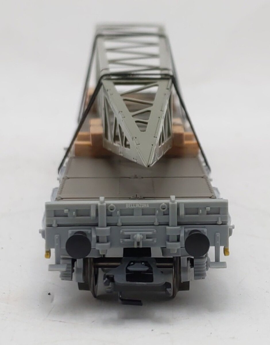 Marklin 47005 HO Scale SBB-CFF Flat Car w/Stakes & Freight Load #3901219-5 EX/Box