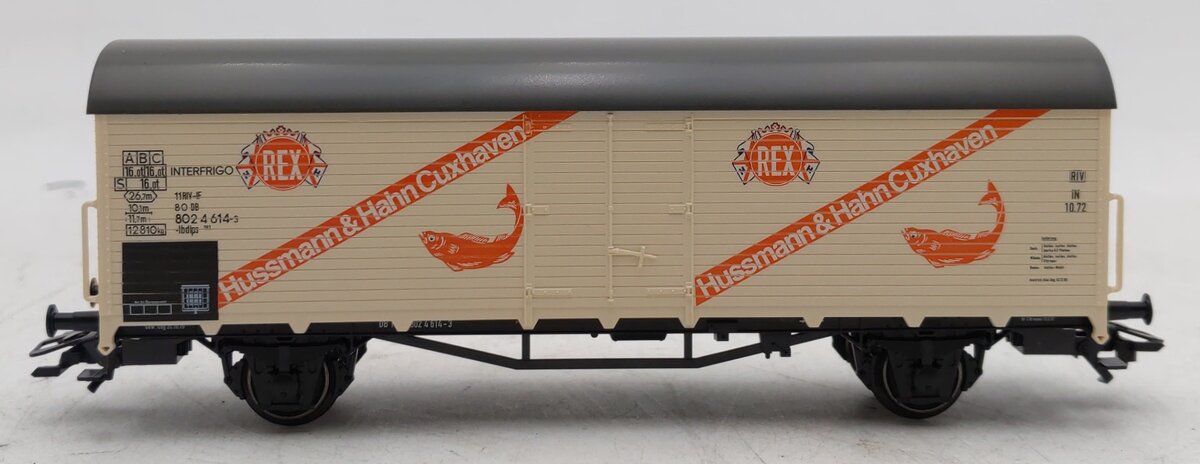 Marklin 46204 HO Scale REX Hussmann & Hahn Cuxhaven Refrigerator Car EX/Box