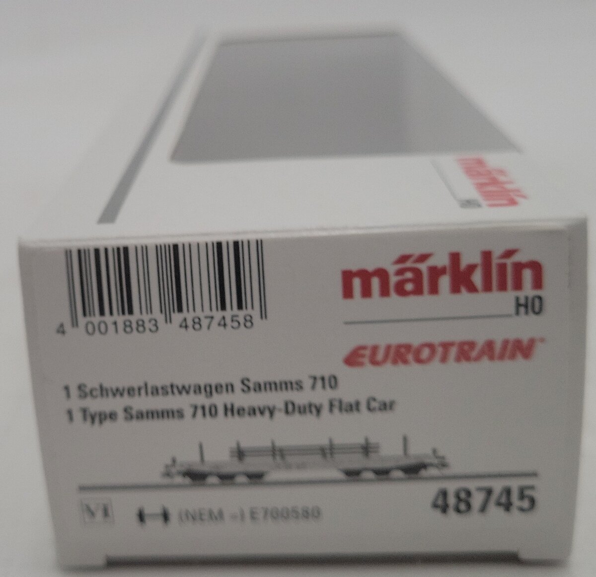 Marklin 48745 HO Scale 710 Heavy-Duty Flat Car LN/Box