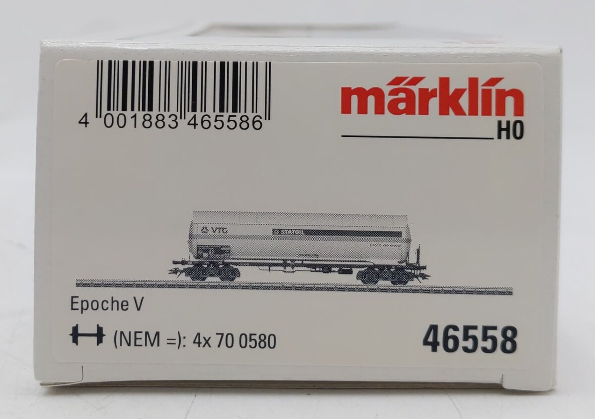 Marklin 46558 HO Scale Statoil Tank Car EX/Box