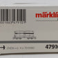 Marklin 47910 HO Scale White Oil Tank Car w/Red Stripe EX/Box