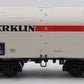 Marklin 47910 HO Scale White Oil Tank Car w/Red Stripe EX/Box