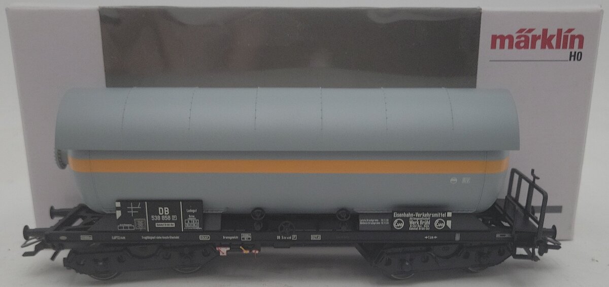 Marklin 46453 HO Scale DB Compressed Gas Tank Car - Marklin Insider LN/Box