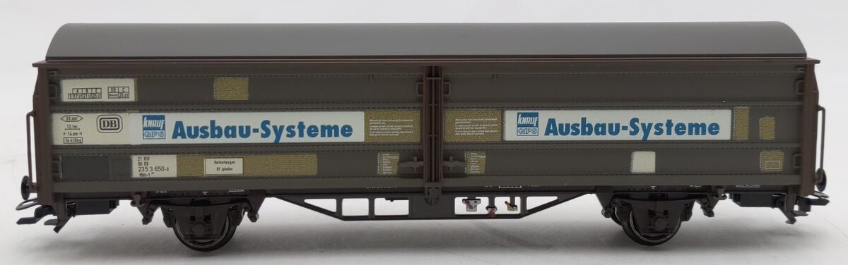 Marklin 47343 HO Scale DB Ausbau-Systeme Sliding Wall Boxcar EX/Box