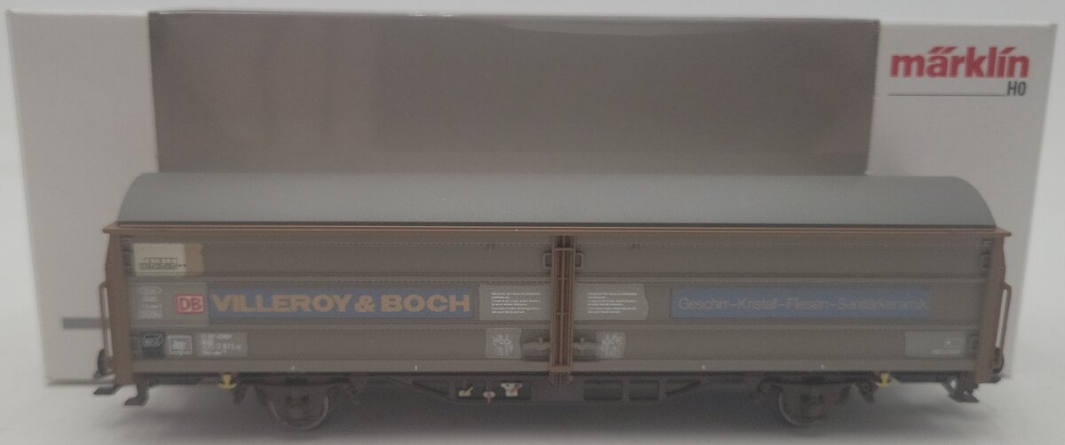Marklin 47344 HO Scale Sliding Wall Box Car LN/Box
