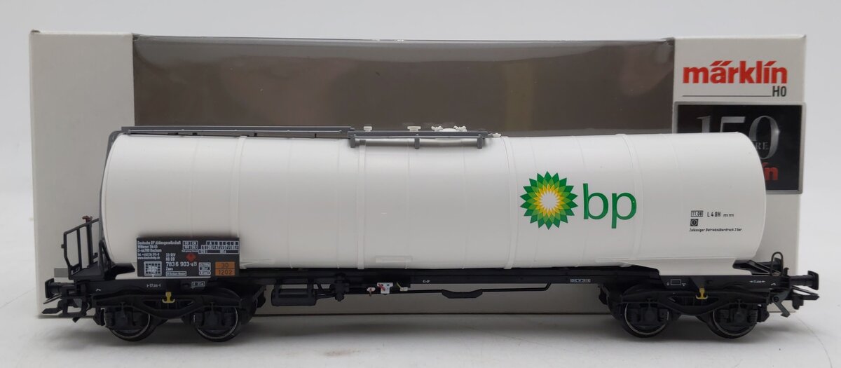 Marklin 47562 HO Scale BP Petroleum Oil Tank Car EX/Box