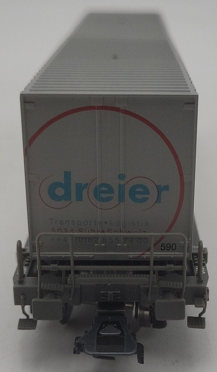 Marklin 47441 HO Scale Deep Well Flatcar w/Trailers LN/Box