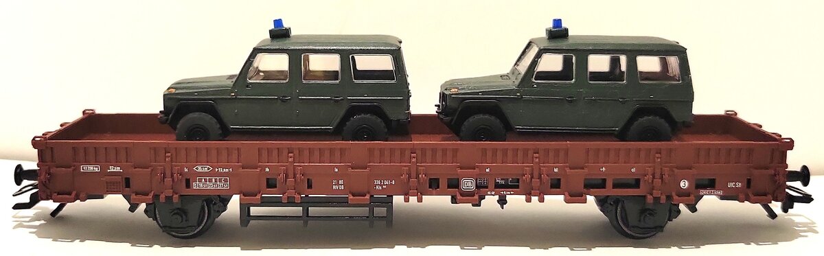 Marklin 46966 4MFOR Kls Flatcar with MB 280 G LN/Box