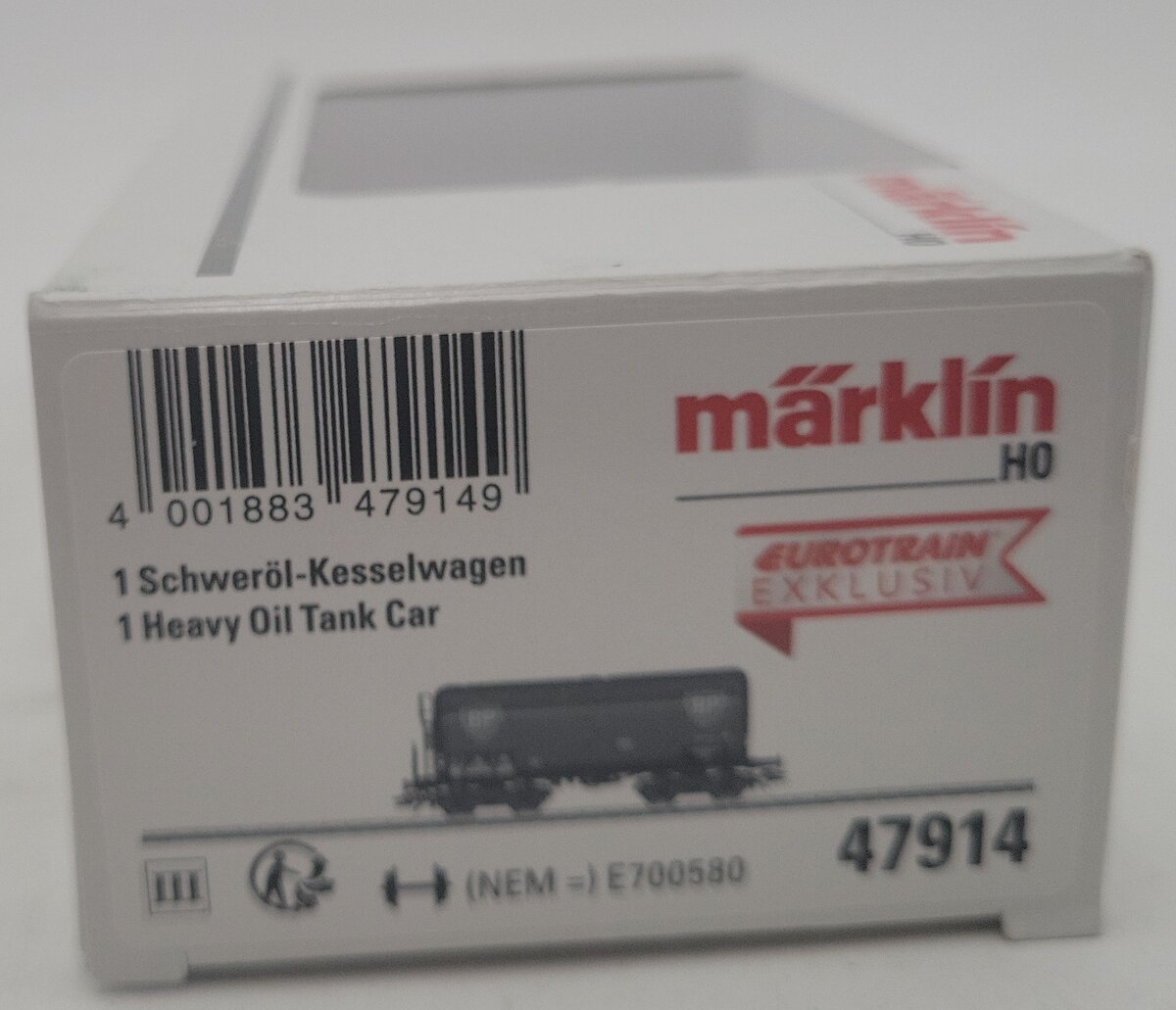 Marklin 47914 HO Scale Heavy Oil Tank Car LN/Box
