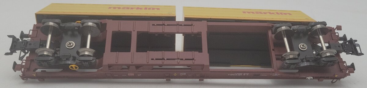 Marklin 47442 HO DB Deep Well Flatcar Set LN/Box