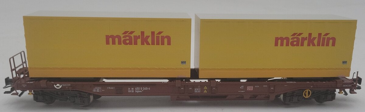 Marklin 47442 HO DB Deep Well Flatcar Set LN/Box