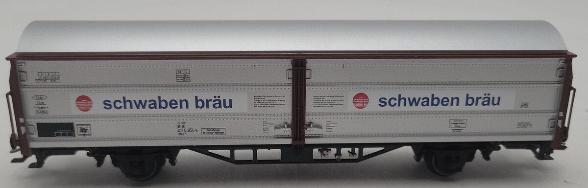 Marklin 46819 HO Sliding Wall Boxcar with a Kaelble and a Culemeyer Trailer LN/Box
