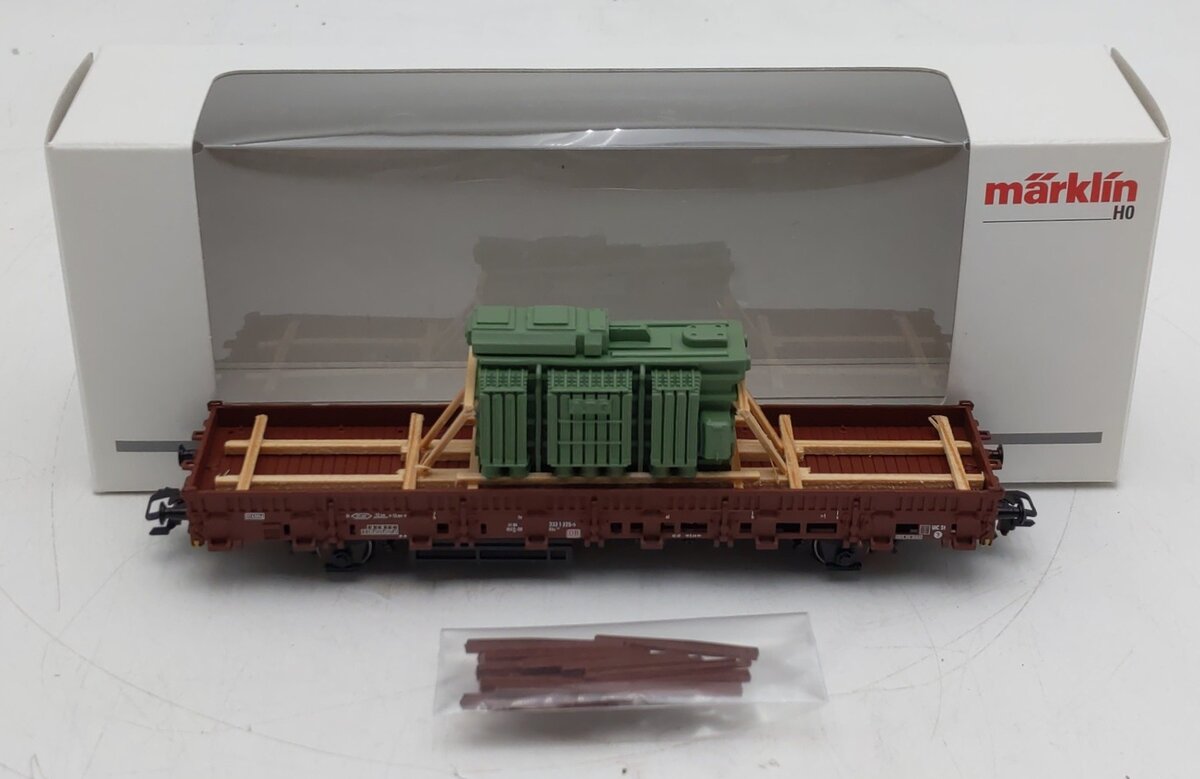 Marklin 46963 HO Scale Low Sided Gondola w/Generator EX/Box
