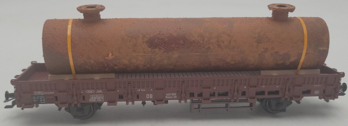 Marklin 46924 HO Eurotrain Rlmms 58 Stake Car LN/Box