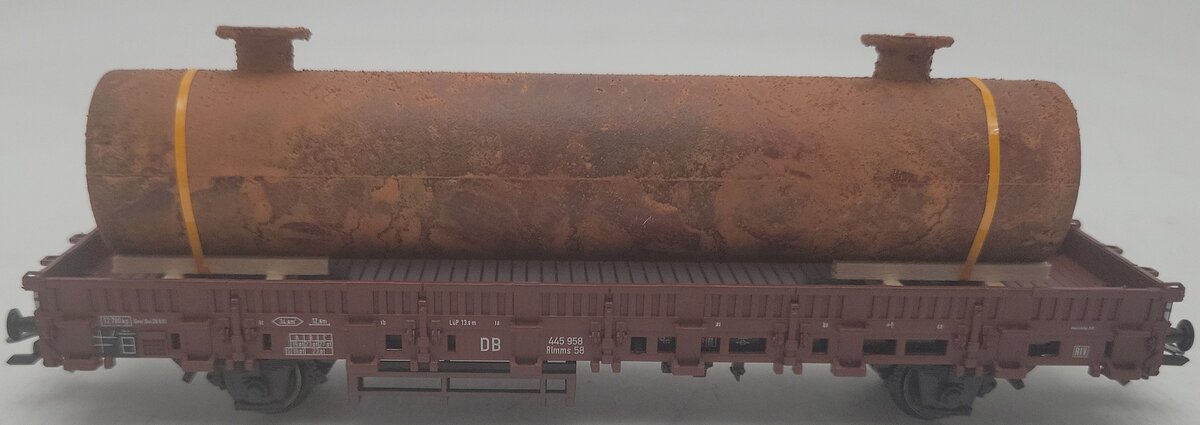 Marklin 46924 HO Eurotrain Rlmms 58 Stake Car LN/Box
