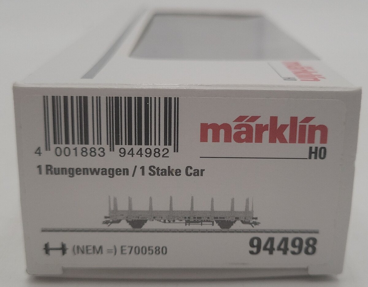 Marklin 94498 HO Scale Gondola W/ Load EX/Box