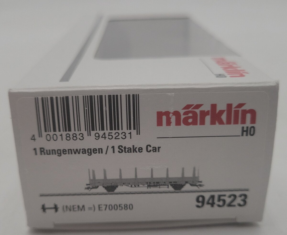 Marklin 94523 HO Scale Gondola W/ Load LN/Box