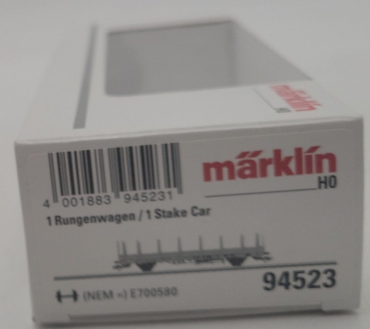 Marklin 94523 HO Scale Stake Car EX/Box