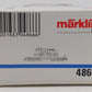 Marklin 4866 HO Scale German Imperial Railway Flatcar w/ DR Kaelble Truck EX/Box