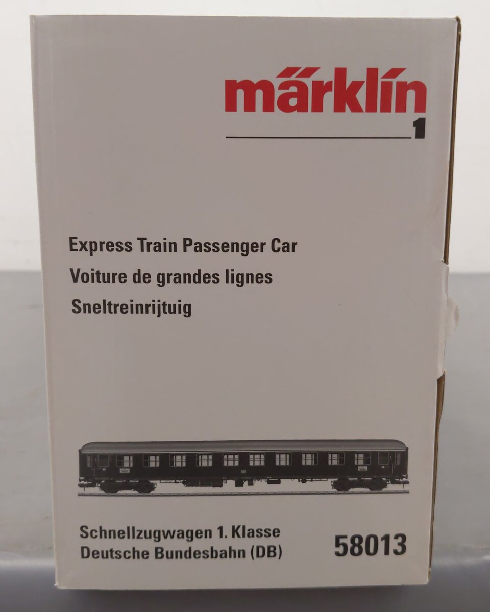 Marklin 58013 1 Gauge DB 1st Class A4üm-61 Express Train Coach Car #12036 EX/Box