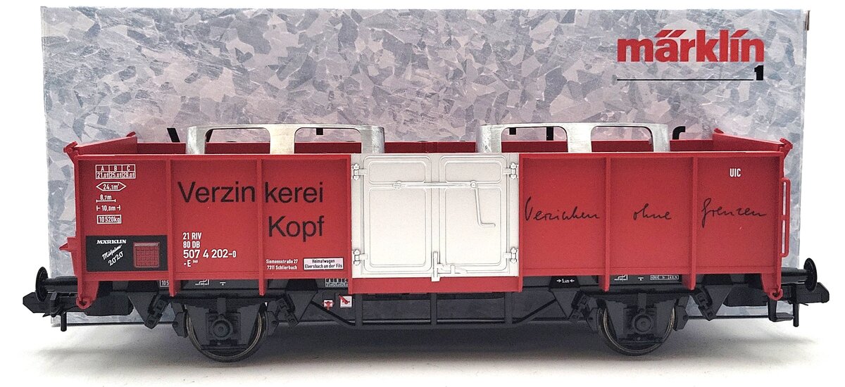 Marklin 58007 1 German Federal Railroad 2020 Museum Car #21 80 507 4202-0 LN/Box