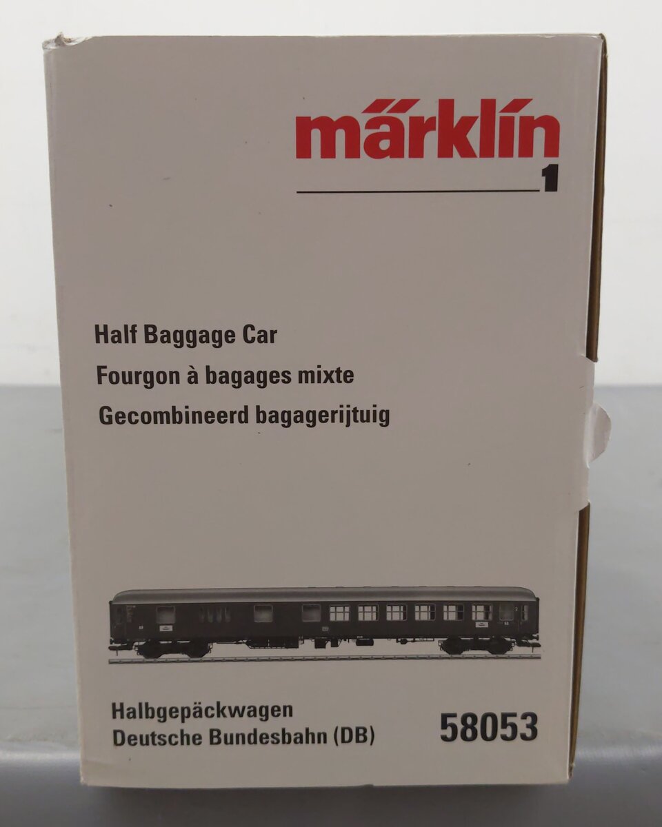Marklin 58053 Gauge 1 German Federal DB Type BD4um-61 Express Train Combine Car EX/Box
