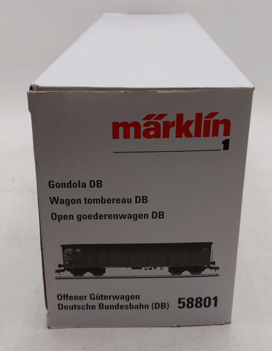 Marklin 58801 G Scale DB Gondola w/ Coal Load #5346452 LN/Box