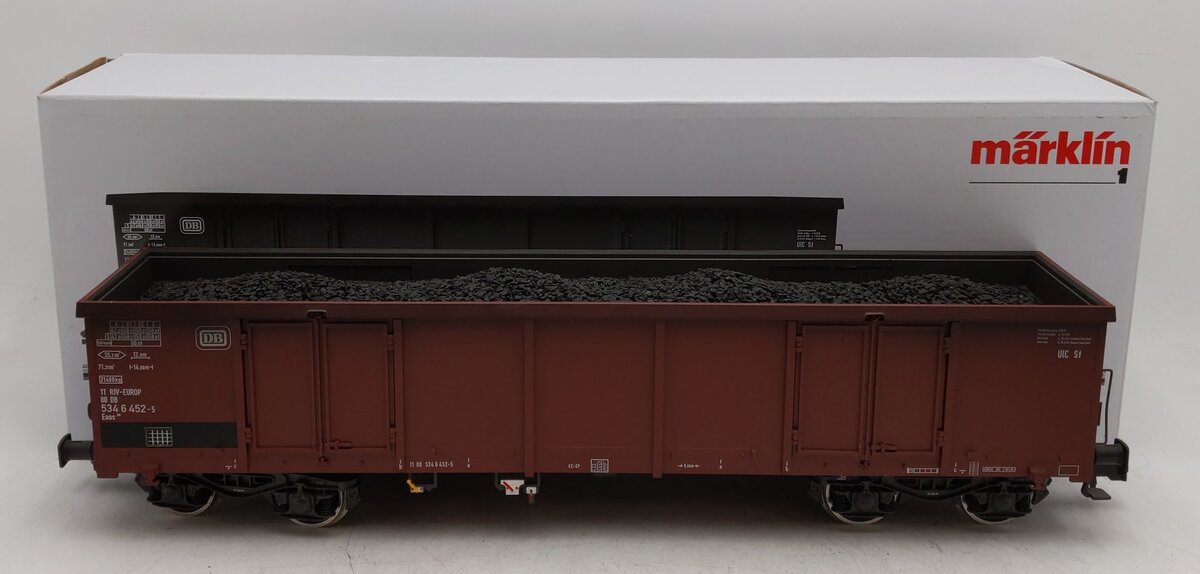 Marklin 58801 G Scale DB Gondola w/ Coal Load #5346452 LN/Box