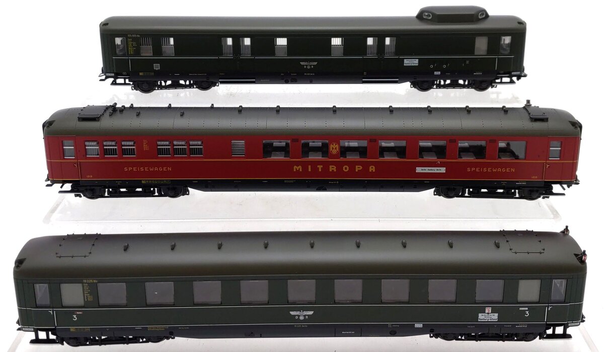 Marklin 43258 HO DRG Berlin-Hamburg Express Train Passenger Cars (Set of 3) EX/Box