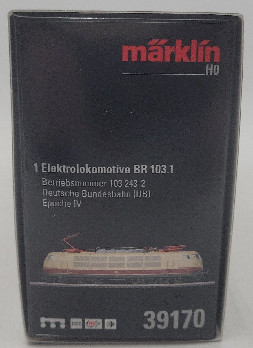Marklin 39170 HO Scale Electric Locomotive BR 103.1 LN/Box
